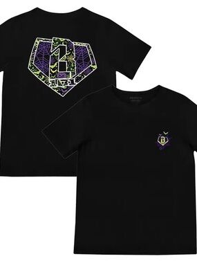 Baseball Lifestyle 101 Men’s Spooky SZN Shirt, L - Black
